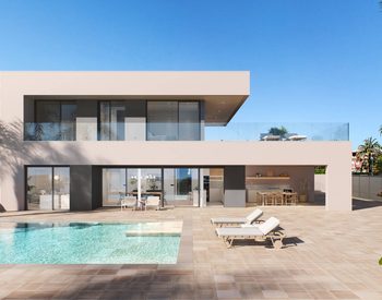 Villas Con Piscina Frente A La Playa En La Zenia Alicante 1