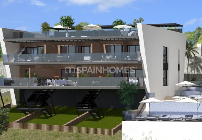 Finestrat Alicante’de Dağ ve Deniz Manzaralı Modern Daireler 2