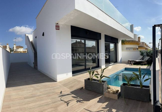 Murcia Roldan'da 2 Yatak Odalı ve Özel Havuzlu Villa