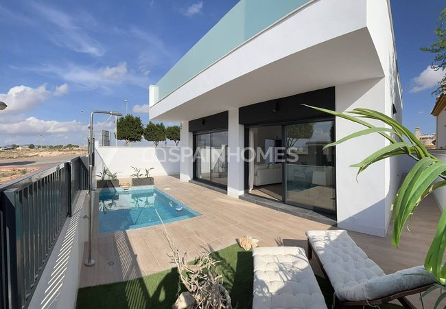 Murcia Roldan'da 2 Yatak Odalı ve Özel Havuzlu Villa 5
