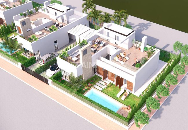 Häuser Mit 3 Schlafzimmern Und Pool In Los Alcázares, Murcia 6