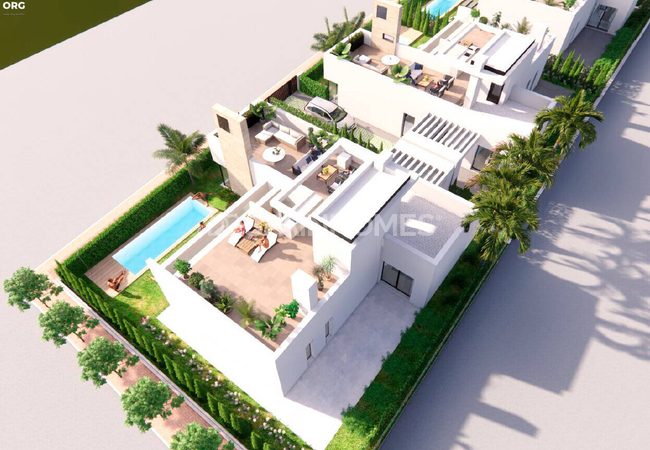 Häuser Mit 3 Schlafzimmern Und Pool In Los Alcázares, Murcia 7