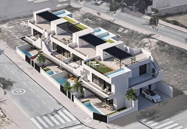 Flats with Private Pools Near the Beach in San Pedro Murcia 1