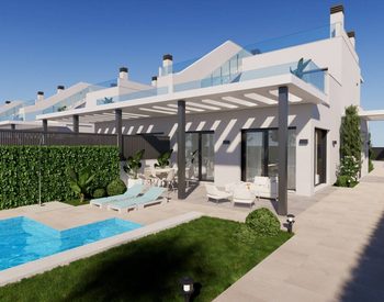 Los Alcázares’te Plaja Sıfır Projede 3 Yatak Odalı Lüks Villalar 1
