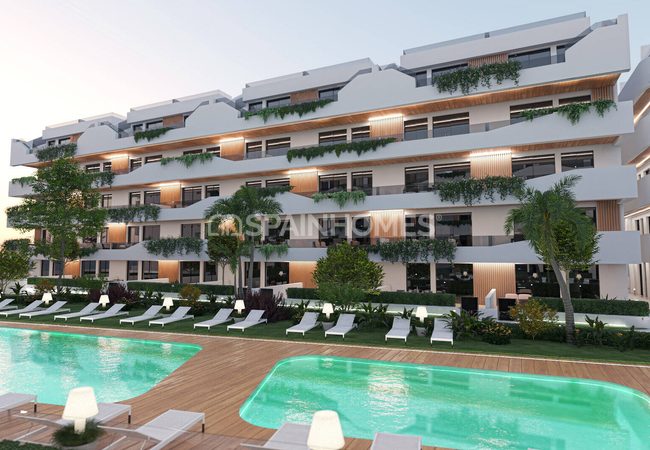 San Javier’de Plaja 750 M Mesafede Modern 3+1 Daireler