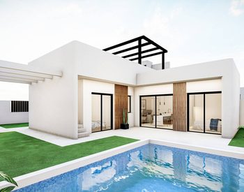 Murcia Roldán'da Özel Havuzlu ve Bahçeli Müstakil Villalar 1