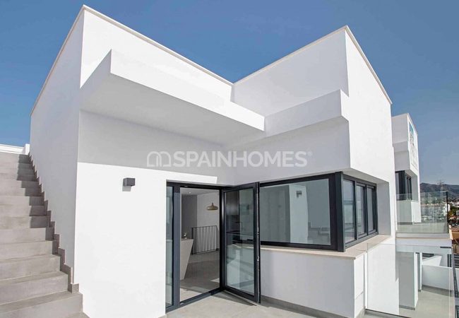 Nerja İspanya'da Sahile Yakın Deniz Manzaralı Sıfır Villalar 18