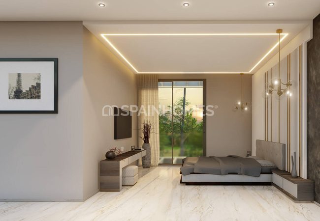 Mijas'ta Şık Tasarımlı Yeni İnşa Edilmiş Villa 10