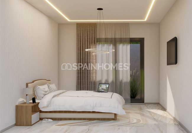 Mijas'ta Şık Tasarımlı Yeni İnşa Edilmiş Villa 12