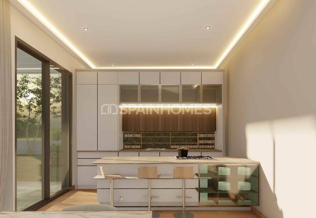 Mijas'ta Şık Tasarımlı Yeni İnşa Edilmiş Villa 8