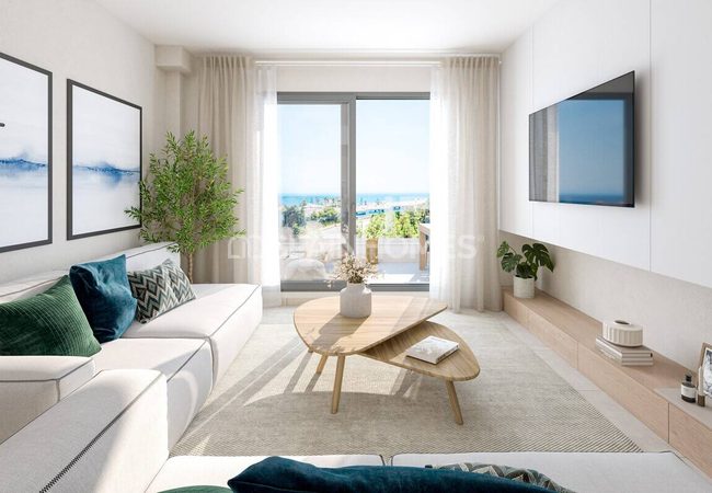 Mijas'ta Golf Tesisinin Yanı Başında Eşsiz Manzaralı Daireler 8
