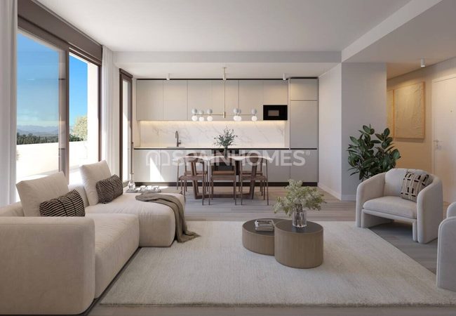 Málaga Mijas’ta Doğa Manzaralı Şık Tasarımlı Daireler 12