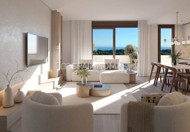 Málaga Mijas’ta Doğa Manzaralı Şık Tasarımlı Daireler 13