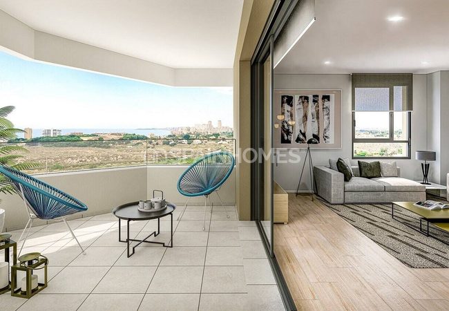Alicante El Campello'da Popüler Konumda Sıfır Daireler 6
