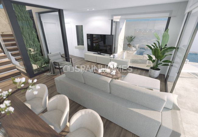 Elegantes Casas Con Vistas Al Mar Y Piscina Privada En Finestrat 17