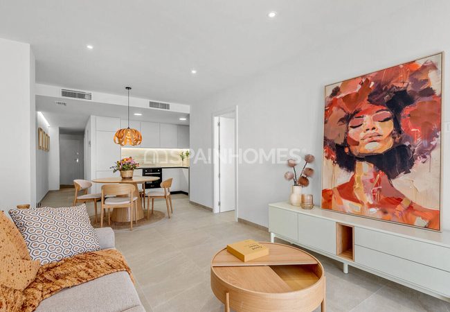 3-bedroom Apartments with Rooftop Pool in Alicante Jacarilla 4