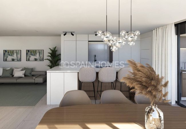 Виллы с бассейнами в Санта-Росалии, Торре-Пачеко, с видом на озеро 9