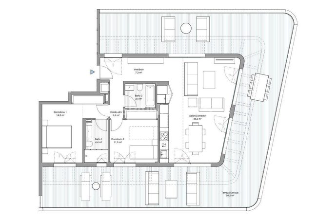 Lägenheter Med Havsutsikt I Inhägnat Komplex I Torremolinos 8
