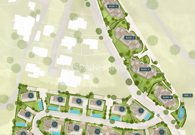 Sea-view Properties in a Complex with Pool in Mijas Málaga 13