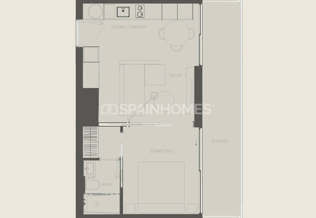 Apartments with Rooftop Pool in Torremolinos Málaga 16