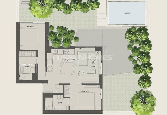 Apartments with Rooftop Pool in Torremolinos Málaga 13