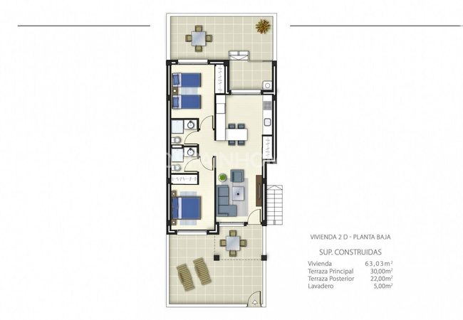 Moderne Bungalows Mit Solarium In Torrevieja, Alicante 65