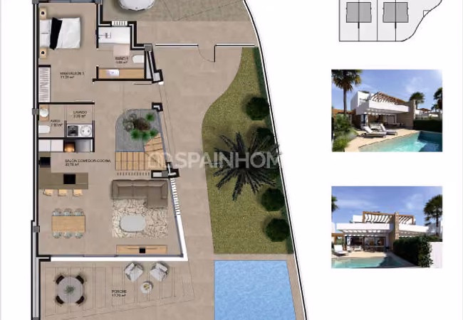 Chic Houses for Sale in Monforte Del Cid with Private Pools 16