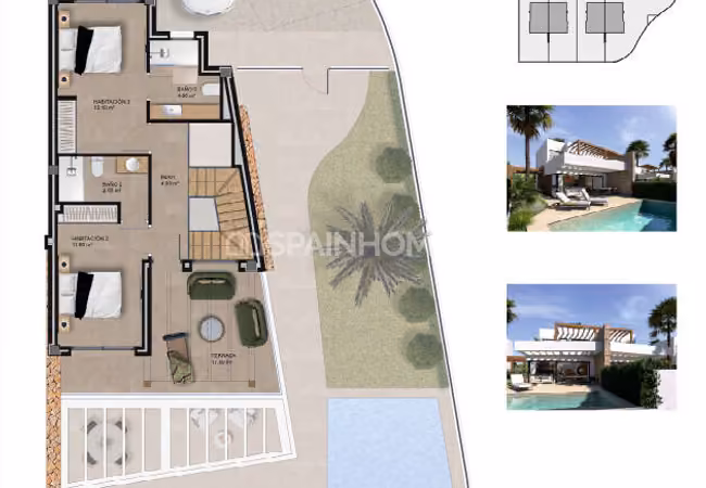 Chic Houses for Sale in Monforte Del Cid with Private Pools 17