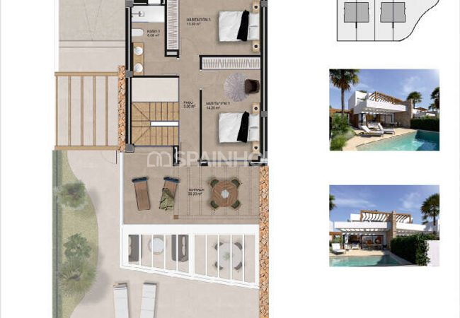 Maisons Mitoyennes Avec Piscines Privée À Monforte Del Cid 19