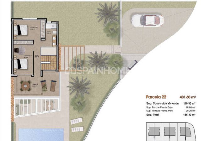 Maisons Mitoyennes Avec Piscines Privée À Monforte Del Cid 21