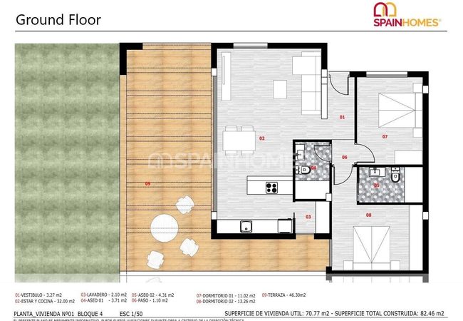 Stylish Apartments with Golf Course View in Monforte Del Cid 37