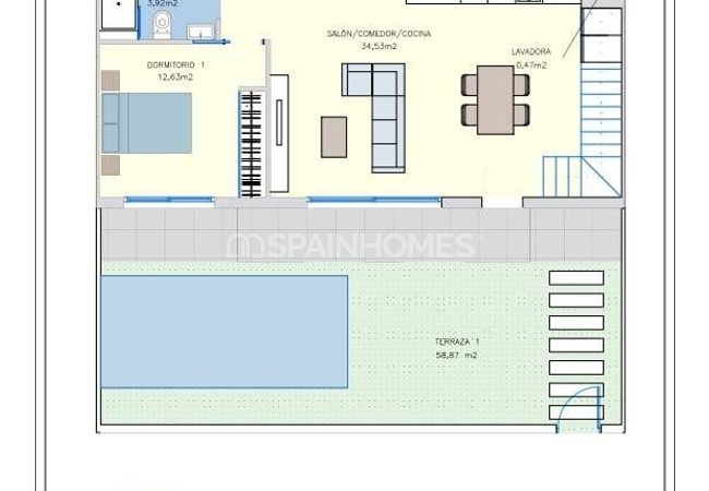 Villas Avec Piscines Près Du Terrain De Golf À Villamartin 18