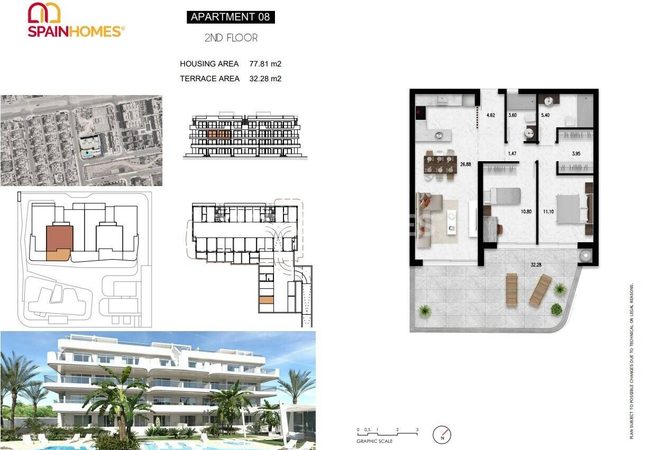 Stylish Apartments in Popular Area in Orihuela Cabo Roig 42