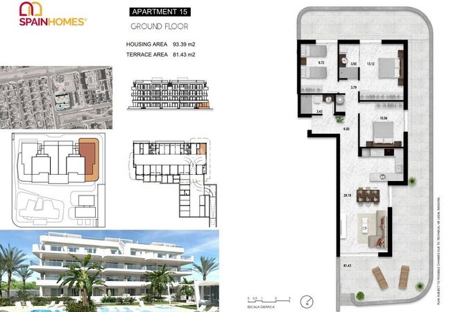 Stylish Apartments in Popular Area in Orihuela Cabo Roig 49