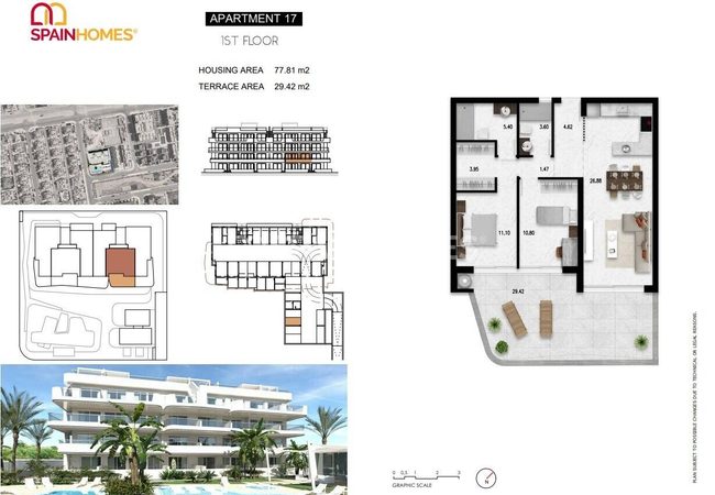 Stylish Apartments in Popular Area in Orihuela Cabo Roig 51
