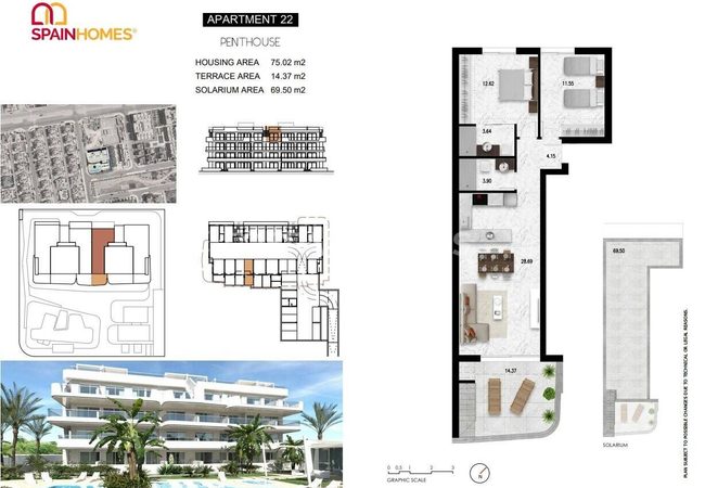 Stylish Apartments in Popular Area in Orihuela Cabo Roig 56