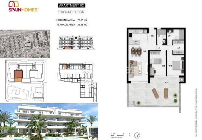 Stylish Apartments in Popular Area in Orihuela Cabo Roig 36