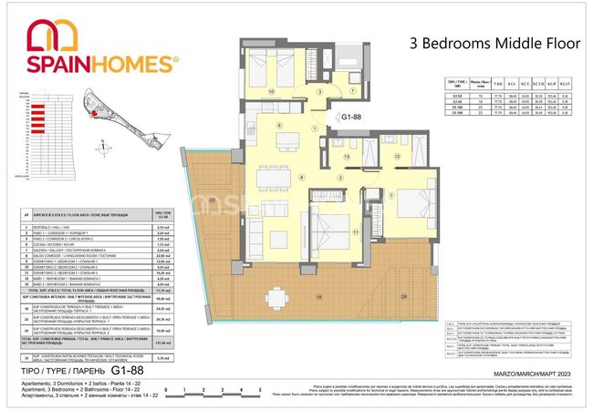 Benidorm'da Sahile Yakın Konumda Lüks Site İçinde Daireler 34