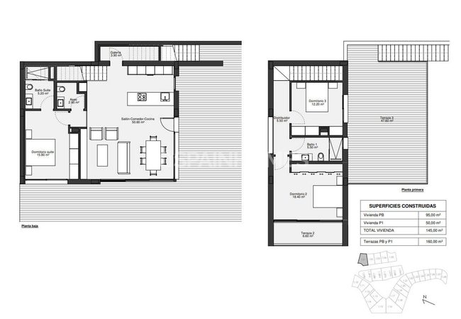 Detached Real Estate with Pools in Alicante San Miguel 56