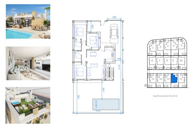 Отдельные дома с бассейнами в Ла Марина Аликанте 24