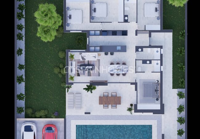 Eleganta Villor Med Pool I Finestrat Alicante 14