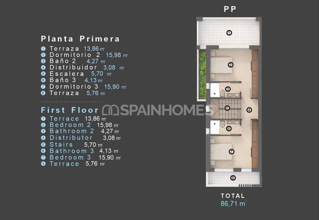 Villas Avec Piscine Près De La Plage À Villamartín Orihuela 13
