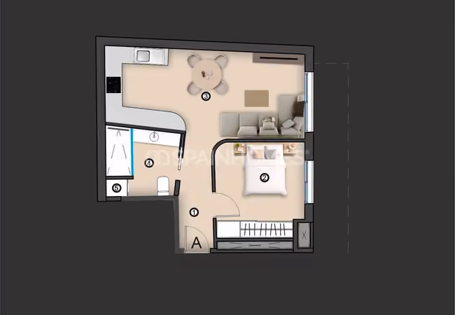 Flats in a Complex 700 M From the Beach in Torrevieja 11