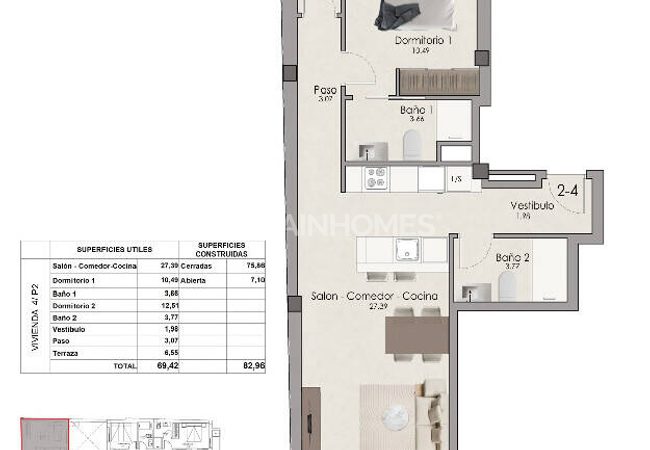 Modern Apartments with Communal Pool in Santa Pola Alicante 17
