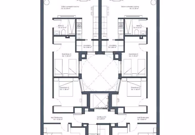Apartments with Parking and Pool in Guardamar Del Segura Alicante 17