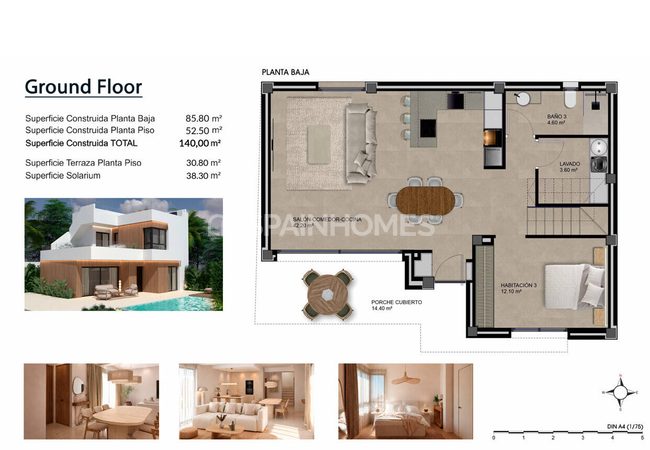 Villa Med 3 Sovrum Och Privat Pool I Orihuela, Alicante 10