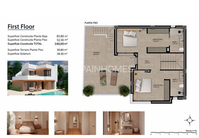 Villa Med 3 Sovrum Och Privat Pool I Orihuela, Alicante 11