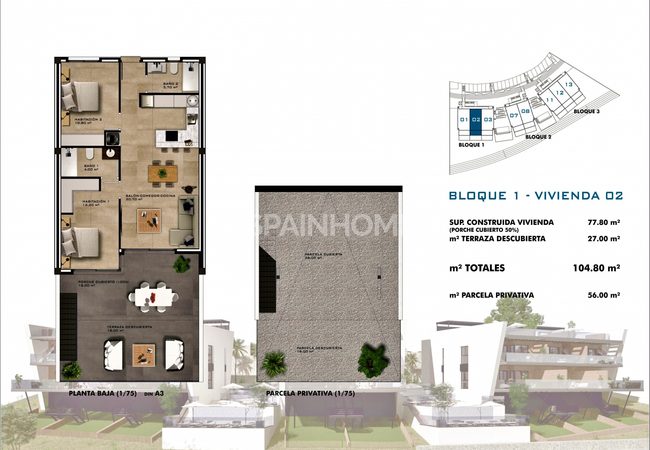 Finestrat Alicante’de Dağ ve Deniz Manzaralı Modern Daireler 15