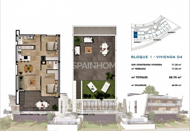 Finestrat Alicante’de Dağ ve Deniz Manzaralı Modern Daireler 17