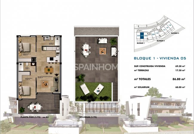 Finestrat Alicante’de Dağ ve Deniz Manzaralı Modern Daireler 18